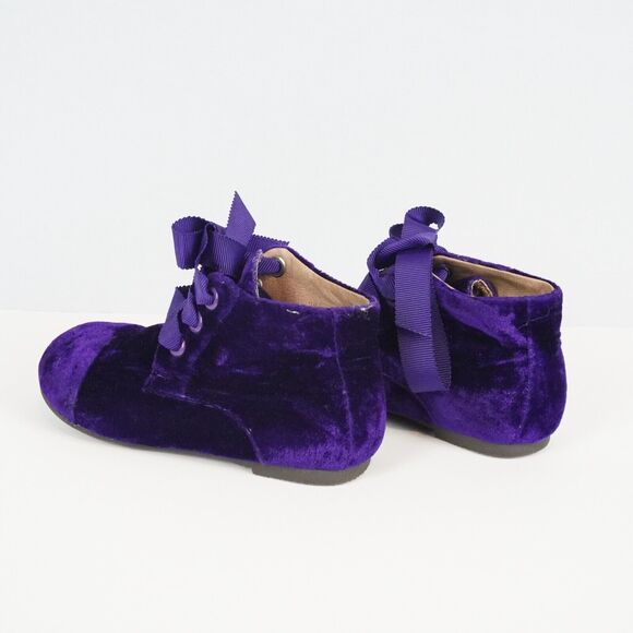 Age of Innocence toddler Girls booties shoes EU size 25 US 7 Velvet Purple - Picture 12 of 14